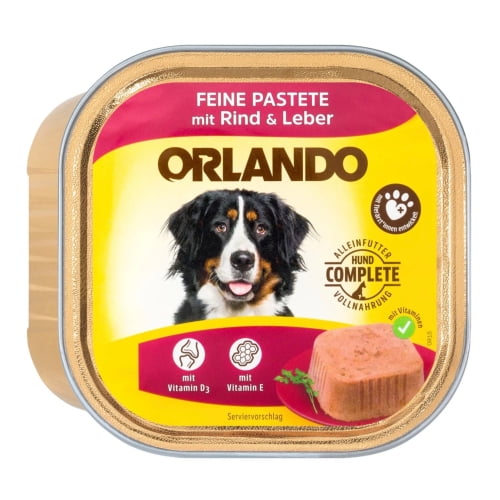 ORLANDO Feine Pastete Rind & Leber
