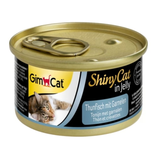 GimCat ShinyCat Thunfisch mit Garnelen in Jelly