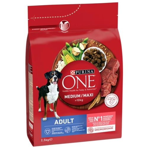 PURINA ONE Medium/Maxi Adult Rind & Reis
