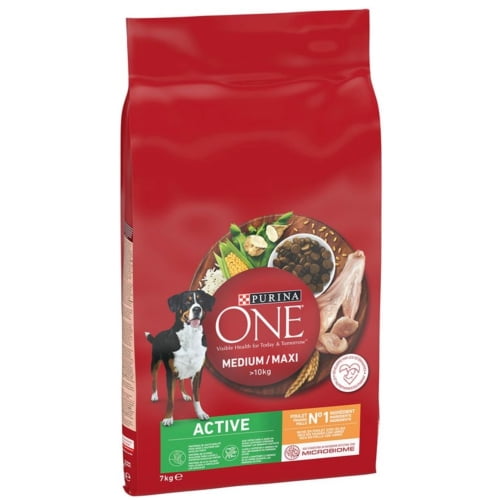 PURINA ONE Medium/Maxi Active Huhn