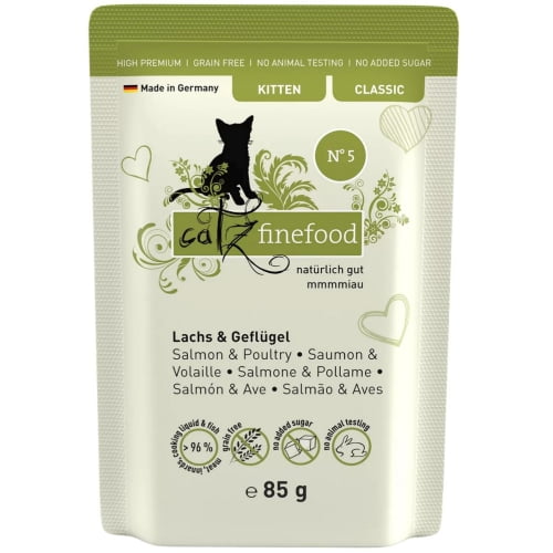 catz finefood Classic Kitten Lachs & Geflügel