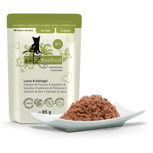 catz finefood Classic Kitten Lachs & Geflügel