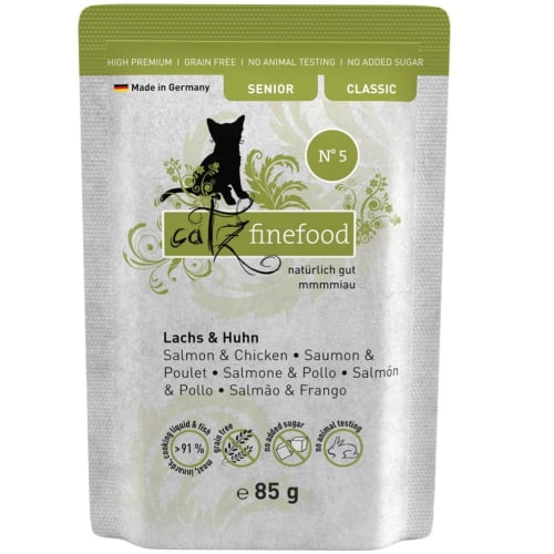 catz finefood Classic Senior Lachs & Huhn