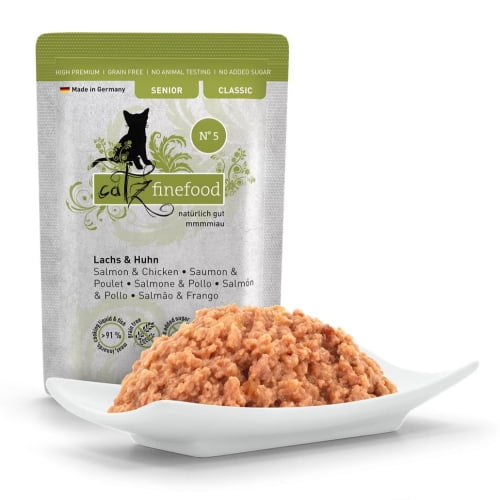 catz finefood Classic Senior Lachs & Huhn