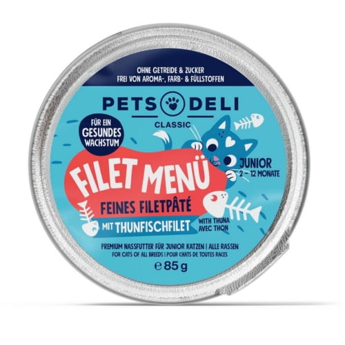 Pets Deli Classic Filet Menü Junior Thunfisch
