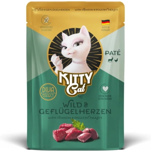 KITTY Cat Paté Wild & Geflügelherzen