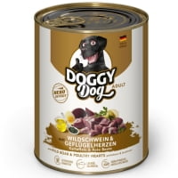 DOGGY Dog Wildschwein & Geflügelherzen