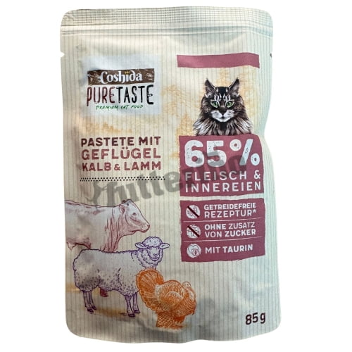 COSHIDA Pure Taste Pastete Geflügel, Kalb & Lamm